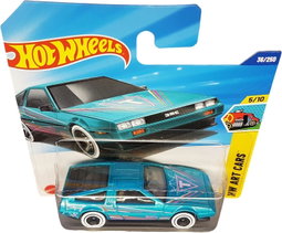 Hot Wheels - DMC Delorean - HW Art Cars 5/10 - HYX59 - Short Card - Turquoise Metallic - Mattel 2025-1:64