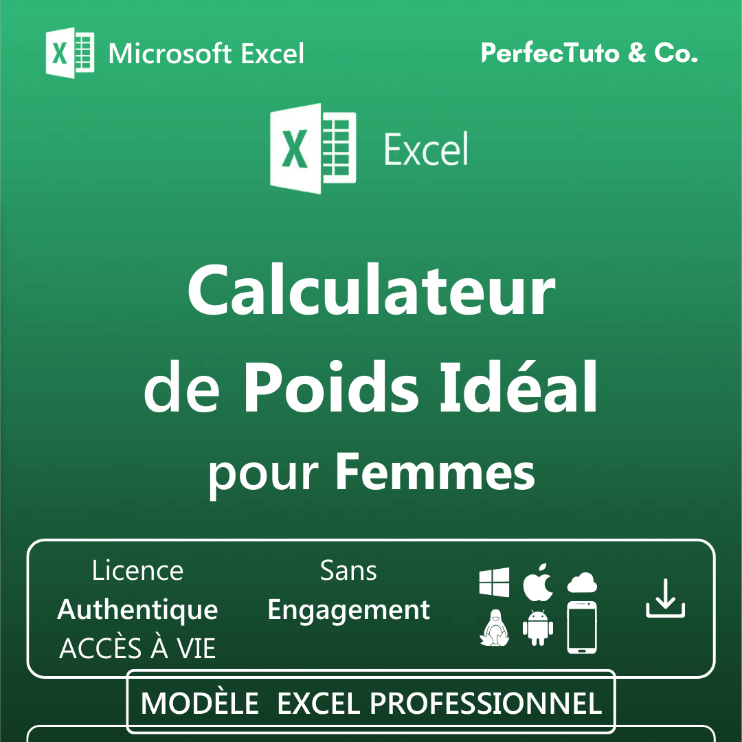 Tableau et Calculateur de Poids idéal_1