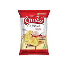 CHUBA CASSAVA CHIPS CHILI 60G