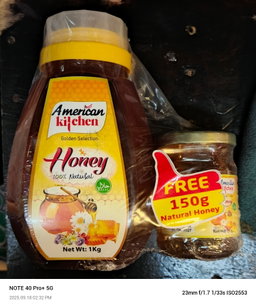 American kitchen honey 1kg+150g