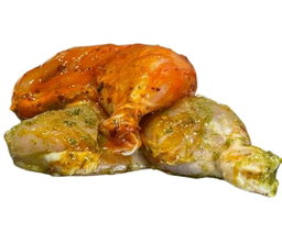 Cuisses larges de poulet marinées 