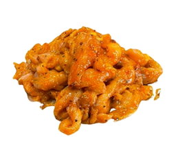 Émincé de poulet mariné