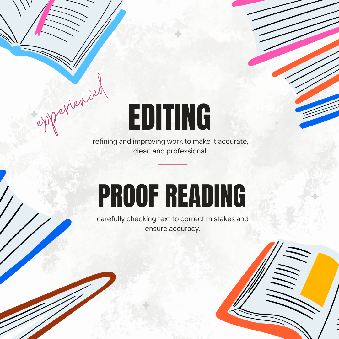 Editing & Proof Reading