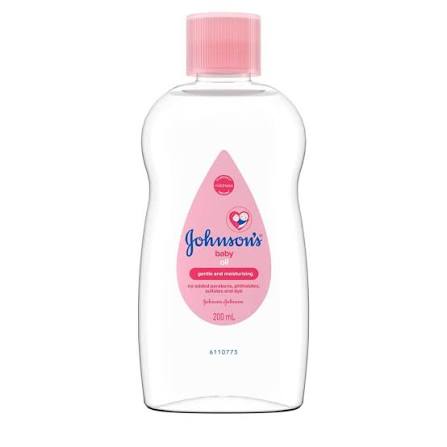 JOHNSONS BABY OIL PINK 200ML