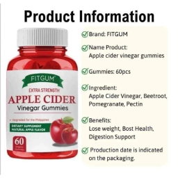 Fitgum Apple Cider Vinegar Gummies