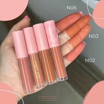 Pink Flash Liquid Lipstick set بنك فلاش مجموعة احمر شفاه_1