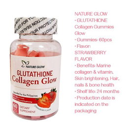 Nature Glow Glutathione Collagen Glow Gummies 60s