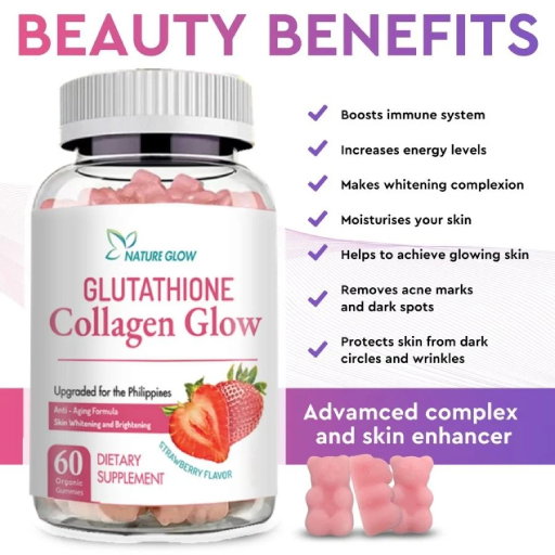 Nature Glow Glutathione Collagen Glow Gummies 60s_1