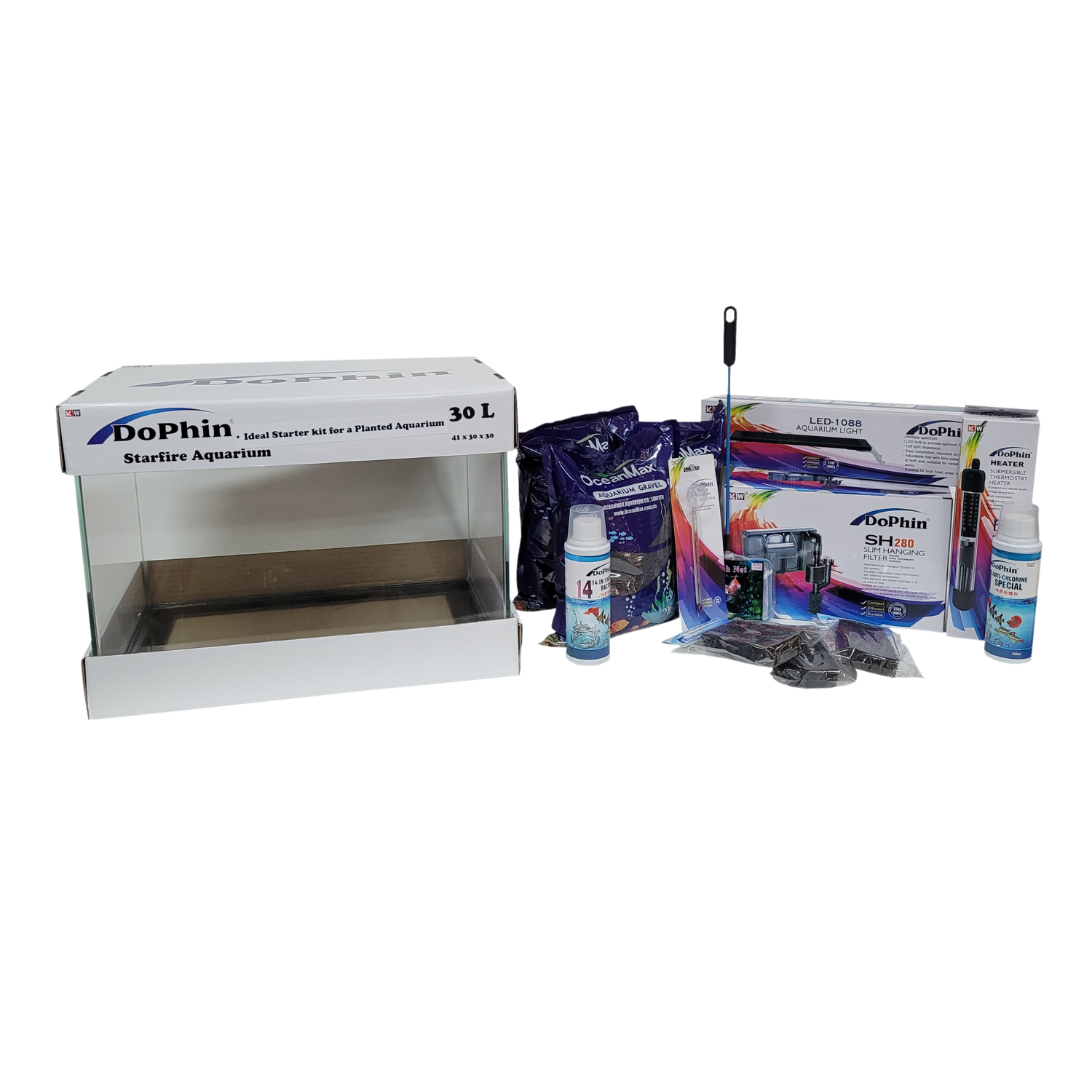 Dophin Planted Starter Aquarium Kit_1