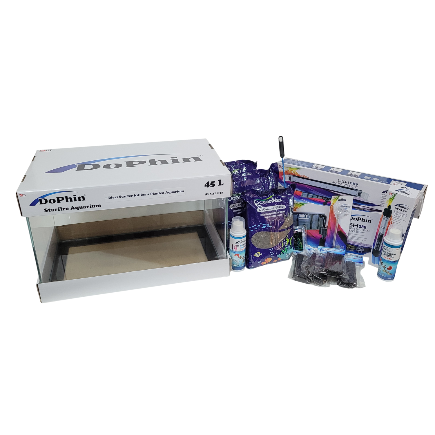 Dophin Planted Starter Aquarium Kit_2