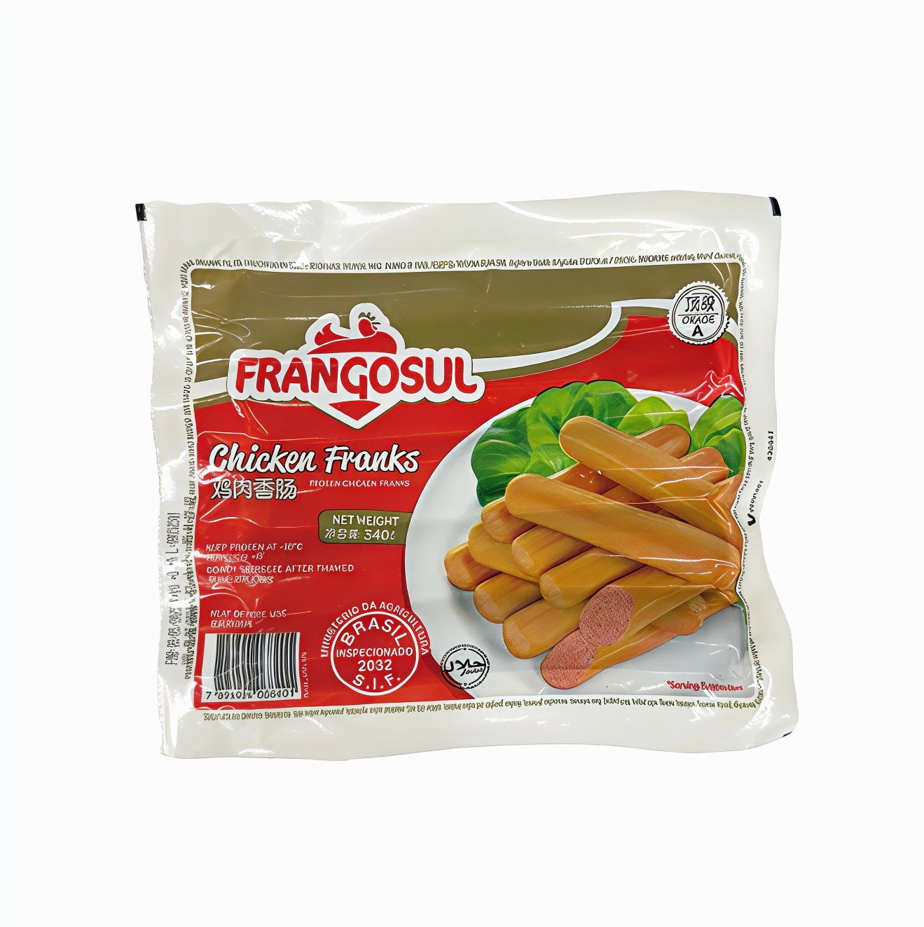 CHICKEN SAUSAGES FRANGOSUL 340G_0