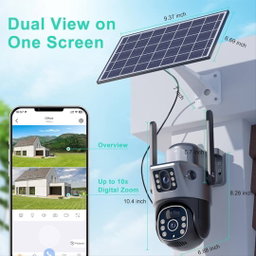Dual Lens WI-FI Solar Camera