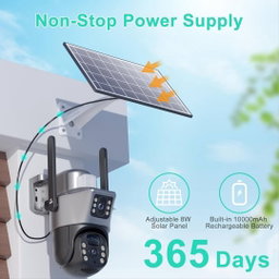 Dual Lens WI-FI Solar Camera