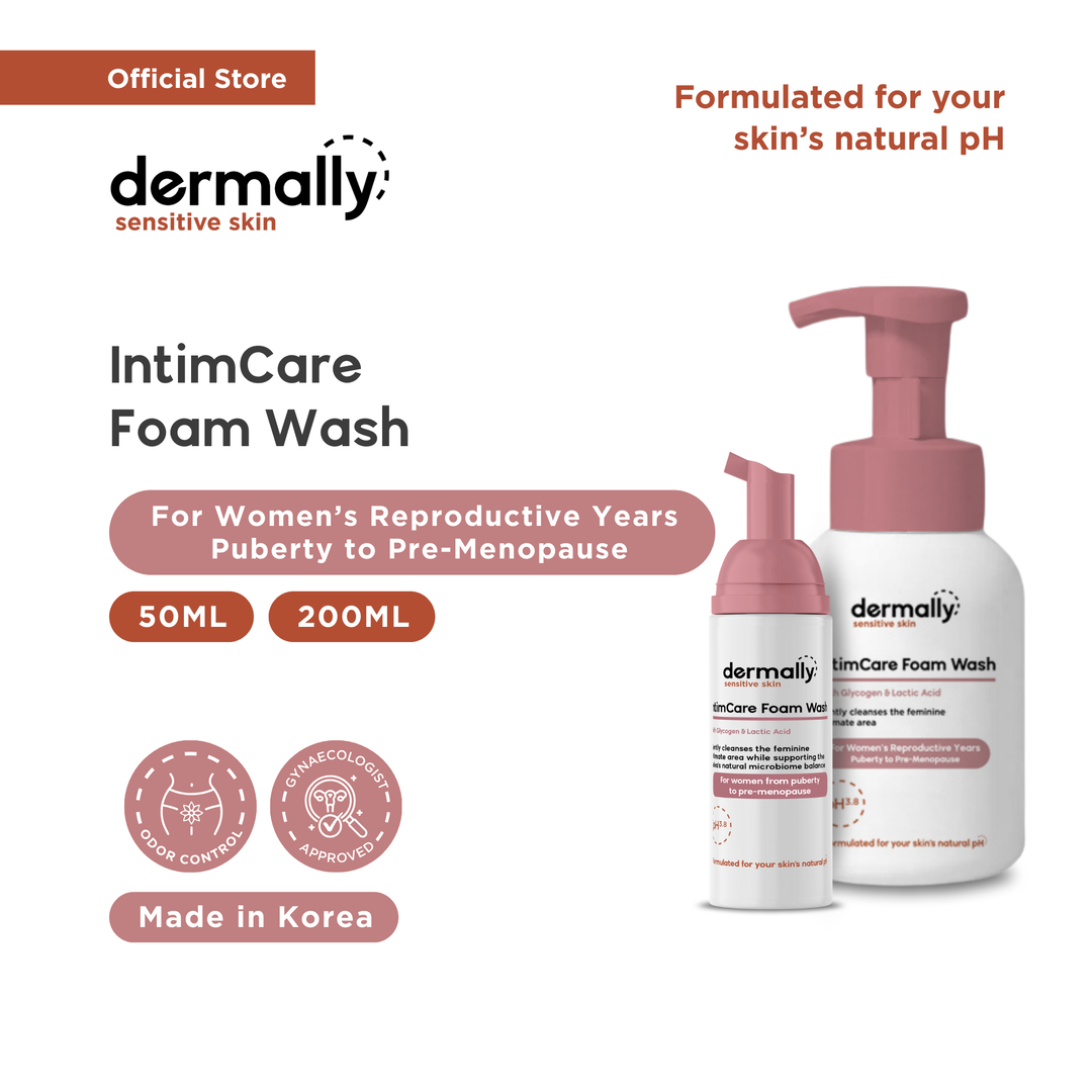 Dermally Sensitive Skin IntimCare Foam Wash 50ml / 200ml