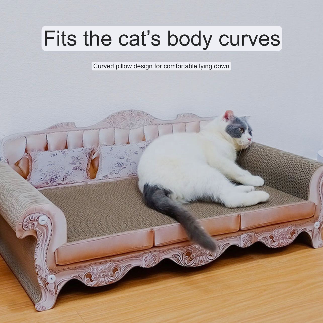 Corrugated Paper Cat Sofa
