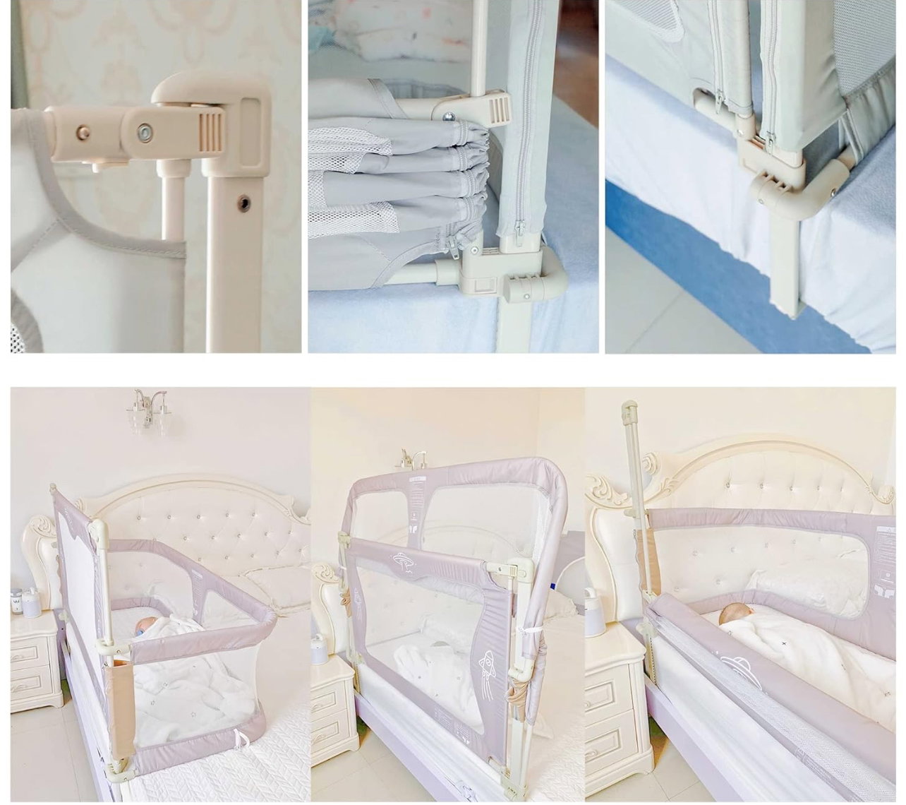 3 In 1 Baby Bedside Crib, Portable Crib_5