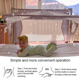 3 In 1 Baby Bedside Crib, Portable Crib
