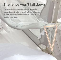 3 In 1 Baby Bedside Crib, Portable Crib