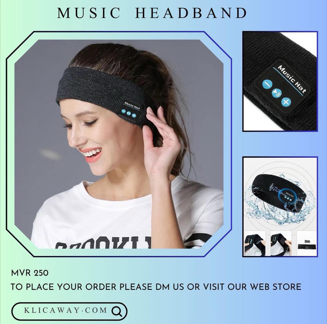 Music Head Band / Sports Headband 