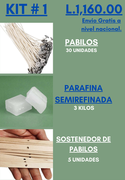 Kit para Principiantes de fabricacion de velas. 