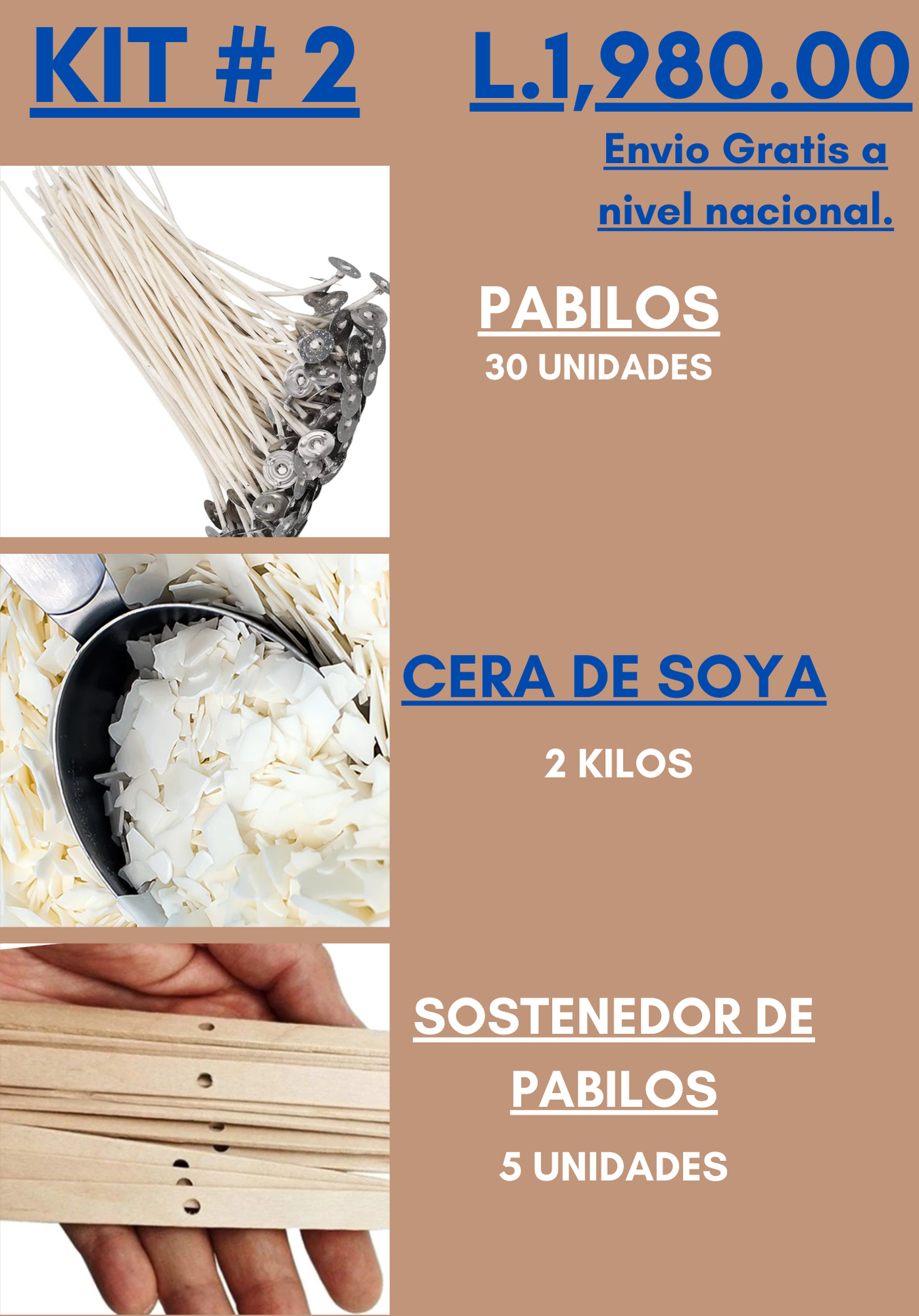 Kit para Principiantes de fabricacion de velas. _2
