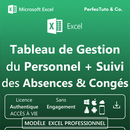 Tableau de Gestion de Personnel + Suivi des Absences et Congés