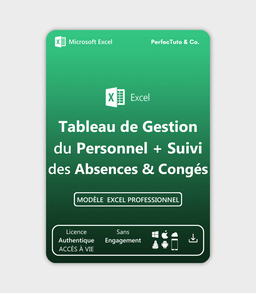 Tableau de Gestion de Personnel + Suivi des Absences et Congés