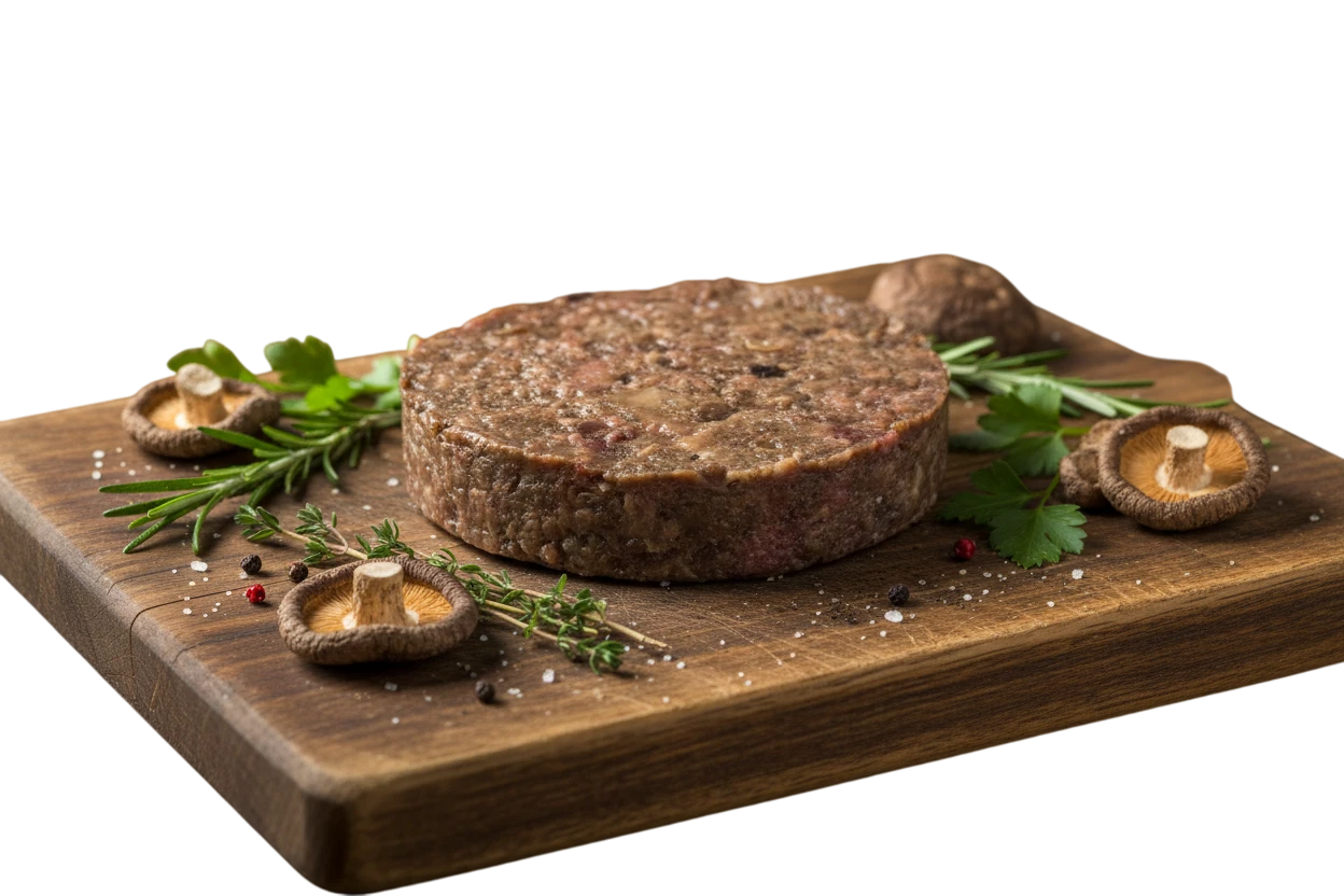 Lentil & Shiitake Mushroom Burger / Hamburguesa de Lentejas y Hongos Shiitake_0
