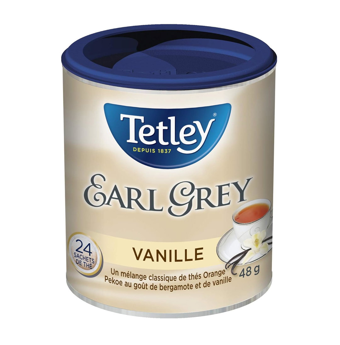 Tetley Earl Grey Vanilla Tea. 24 Tea Bags