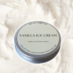 Vanilla Ice Cream Candle