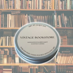 Vintage Bookstore Candle