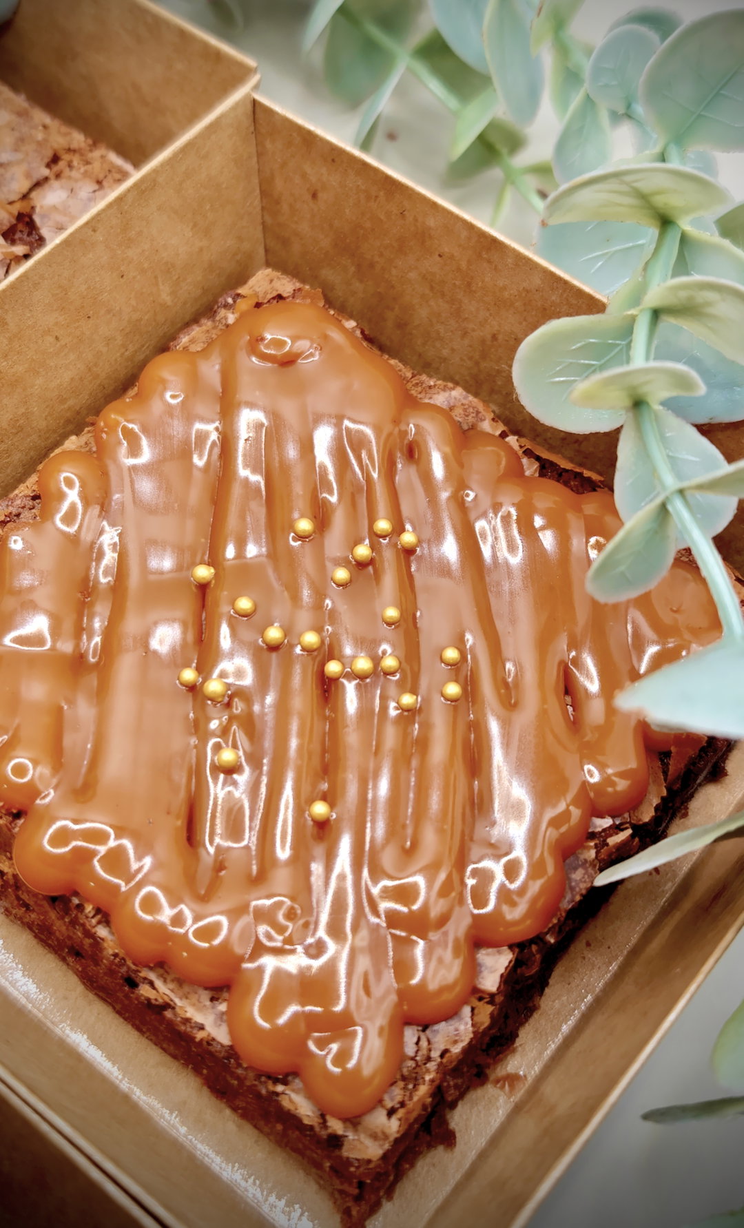 Salted Caramel Fudge Brownie