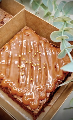 Salted Caramel Fudge Brownie