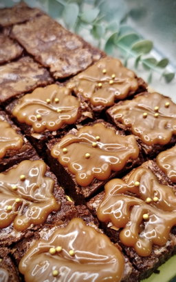 Salted Caramel Fudge Brownie