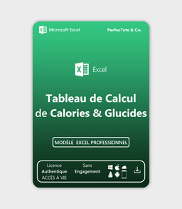 Tableau de Calcul des Calories et Glucides