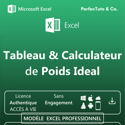 Tableau et Calculateur de Poids idéal