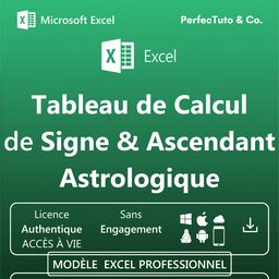 Tableau de Calcul de Signe et Ascendant Astrologique