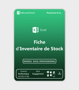 Feuille d'inventaire de Stock