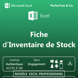 Feuille d'inventaire de Stock