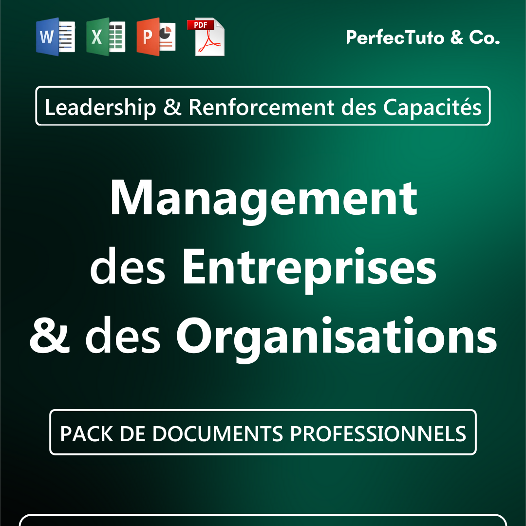 Management des Entreprises et des Organisations