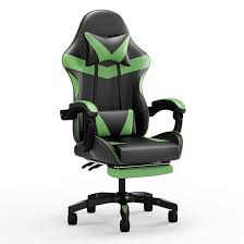 Chaise de bureau ergonomique et pivotante pour jeux vidéo,