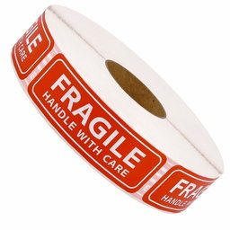 Pegatina o tape de fragil