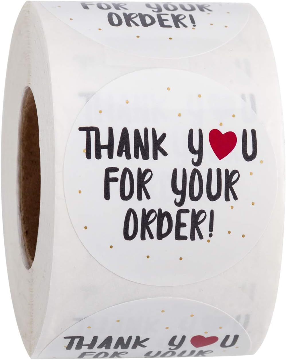 Stickers para paquetes o productos. Hecho a Mano y gracias por tu orden _1