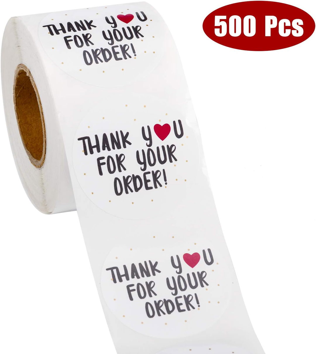 Stickers para paquetes o productos. Hecho a Mano y gracias por tu orden