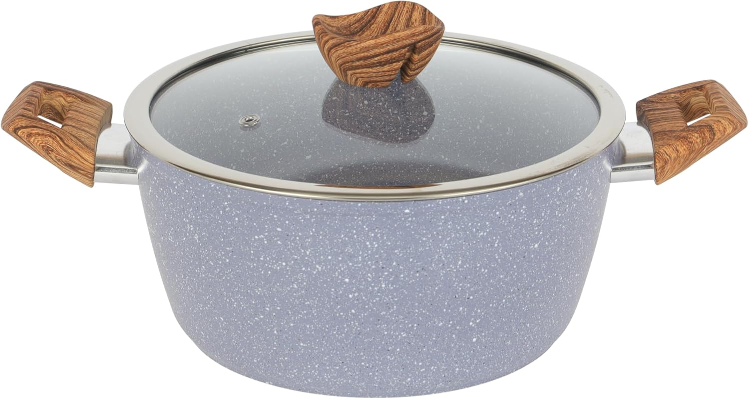 Delcasa DC3329 Essential Casserole, 28 cm Size, Grey