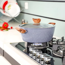 Delcasa DC3329 Essential Casserole, 28 cm Size, Grey