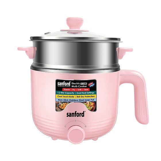 Sanford SF1158MC BS 1.2 Litre Multi Cooker NON-STICK STAINLESS STEEL INNER POT_1