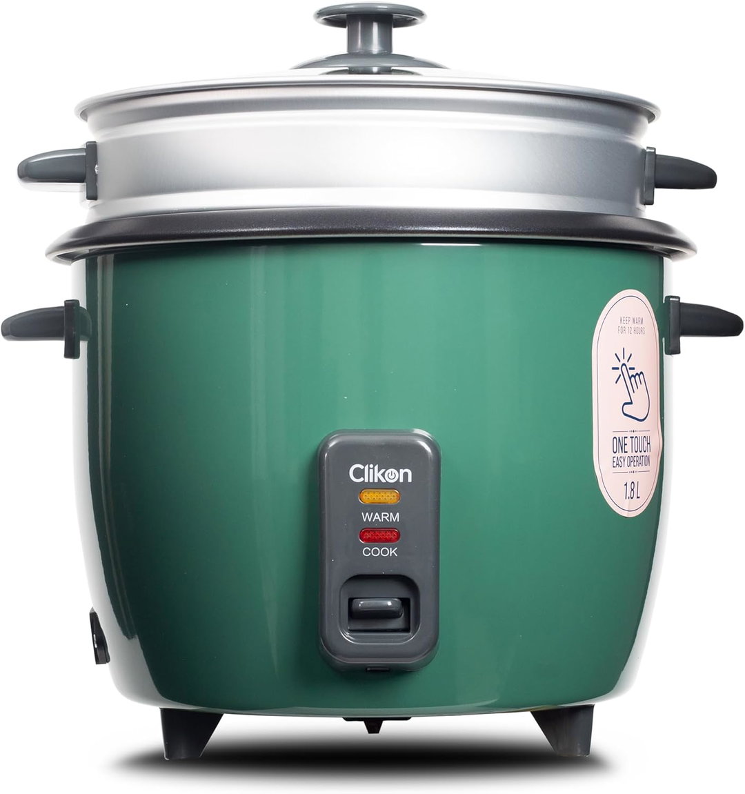 CLIKON RICE COOKER WITH STEAMER, 1.8L, 700W CK2703, WITH 2 YEARS WARRANTY