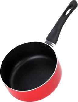 Royalford Aluminum Nonstick Sauce Pan Small Sauce Pot RF12731 Stay-cool Handle Multipurpose Handy Little Saucepan nduction Capable, PFOA Free(18 cm)