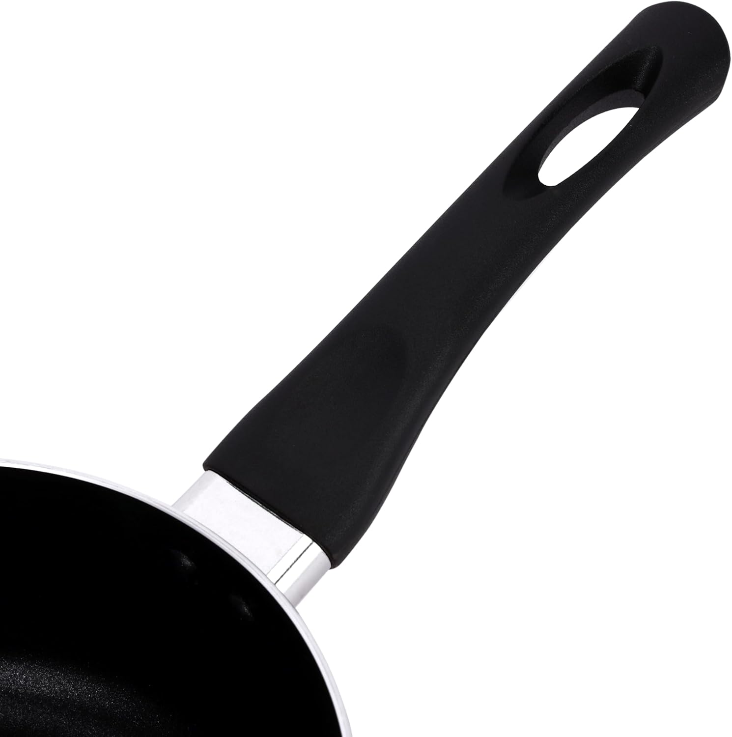 Royalford Aluminum Nonstick Sauce Pan Small Sauce Pot RF12731 Stay-cool Handle Multipurpose Handy Little Saucepan nduction Capable, PFOA Free(18 cm)_2